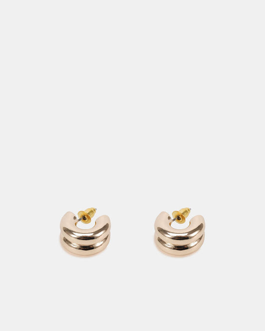 Image of Earrings. Productname: Earring - Xavion Metallic in Metallic colour by brand - Novo