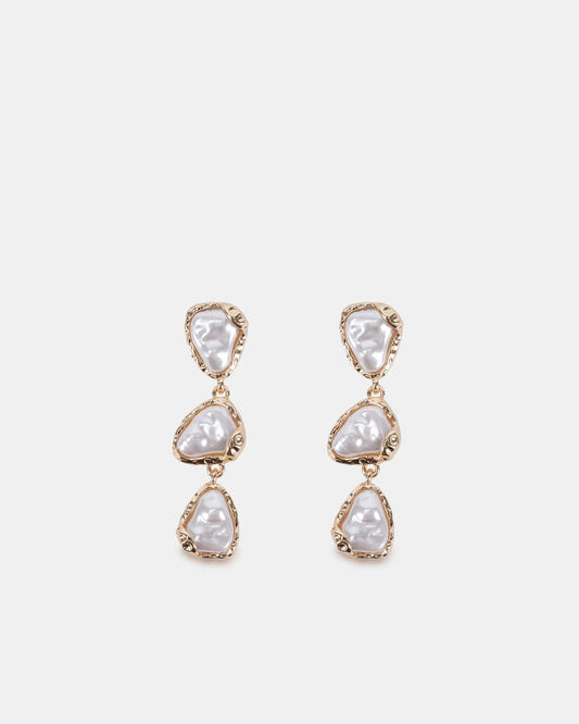 Image of Earrings. Productname: Earring - Xayden: Metallic - Women's Earrings in Metallic colour by brand - Novo