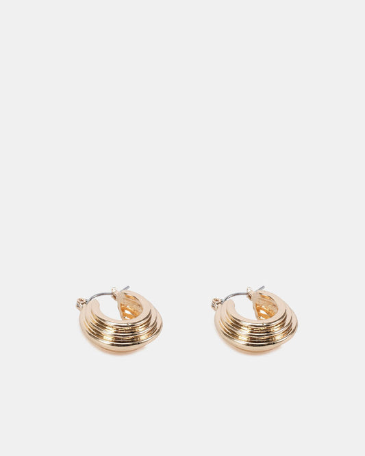 Image of Earrings. Productname: Earring - Xenos Metallic in Metallic colour by brand - Novo