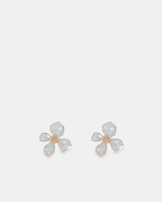 Image of Earrings. Productname: Earring - Xabat Blue in Blue colour by brand - Novo