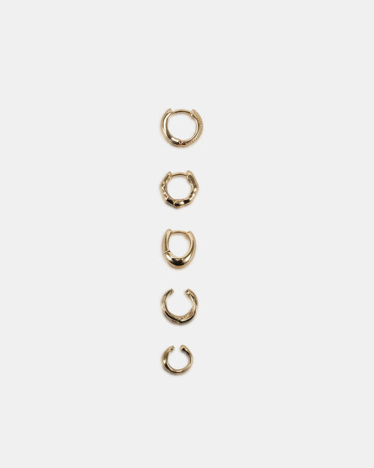 Image of Earrings. Productname: Earring - Diesel Pack Gold in Metallic colour by brand - Novo