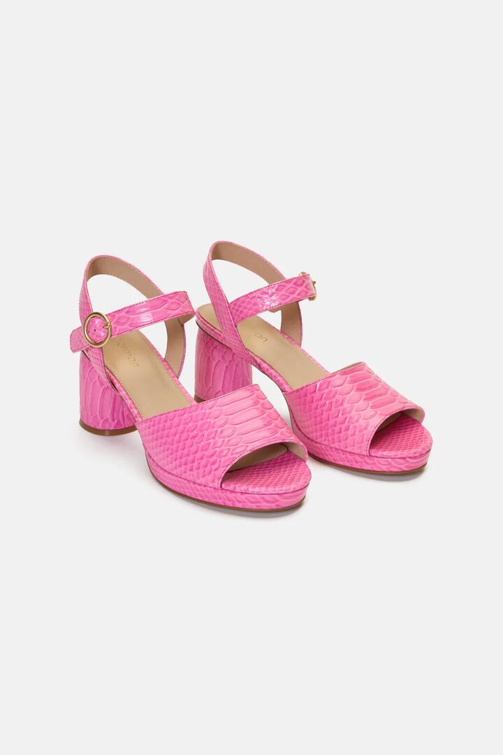 Image of Heels. Product name - Foxy Heel in Pink colour by brand - Gorman