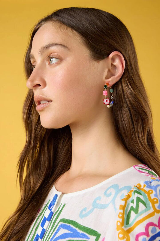 Image of Earrings. Productname: Lucky Dip Earring in Multi colour by brand - Gorman