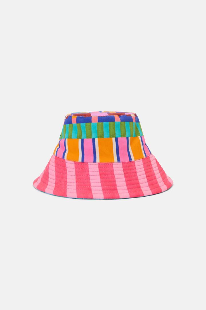 Image of Hats. Productname: Holiday Stripe Bucket Hat in Print colour by brand - Gorman