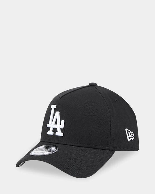 Image of Hats. Product name - New Era 9Forty A-Frame Los Angeles Dodgers Cap Black in Black colour by brand - New Era