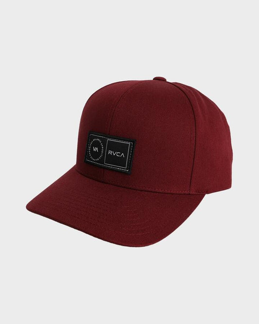 Image of Heels. Productname: RVCA - Mens Platform Snapback Cap - Red Earth - in Red Earth colour by brand - RVCA