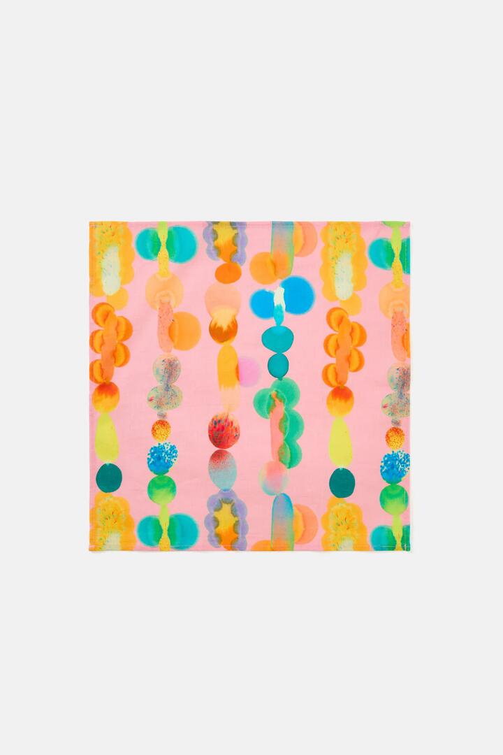 Image of Kitchen & Dining. Productname: Rainbow Drops Napkin Set in Print colour by brand - Gorman