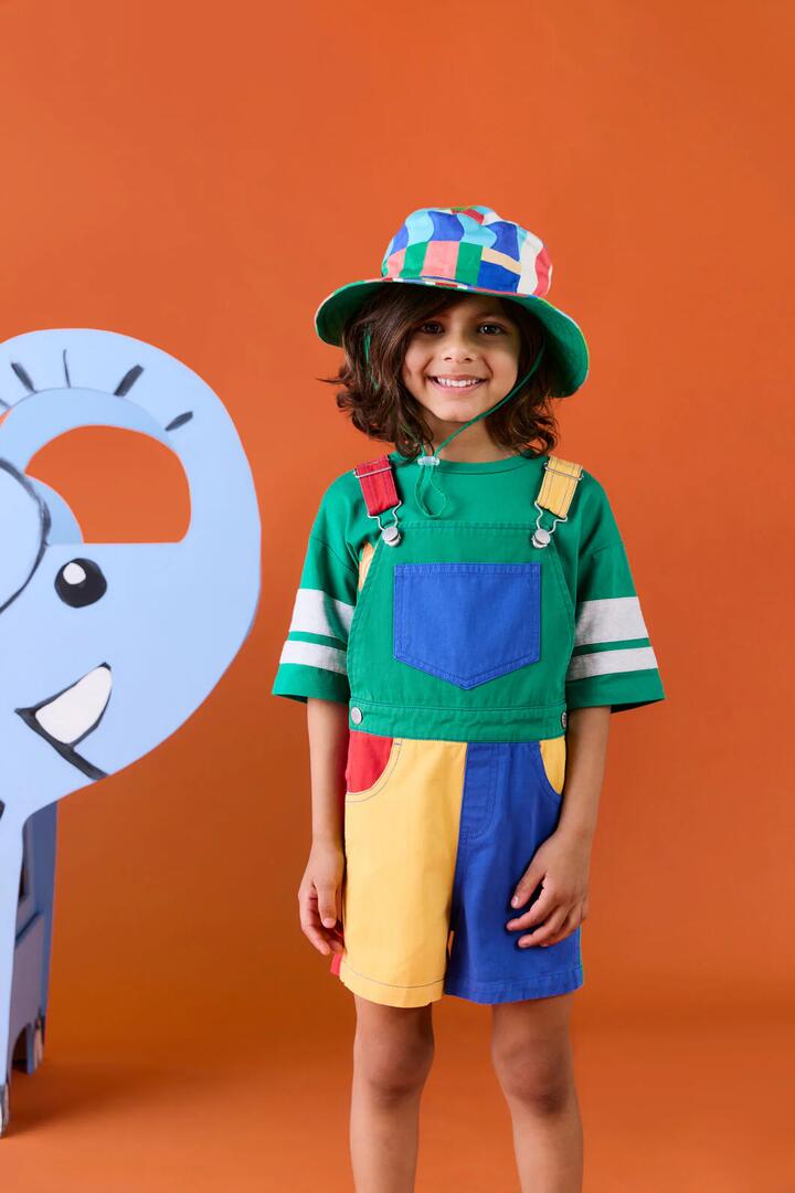 Image of Hats. Productname: Stripe Mix Kids Hat in Multi colour by brand - Gorman