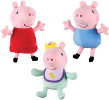 Image of Toys. Product name - Peppa Pig Plush Collectable 15cm in colour by brand - Peppa Pig