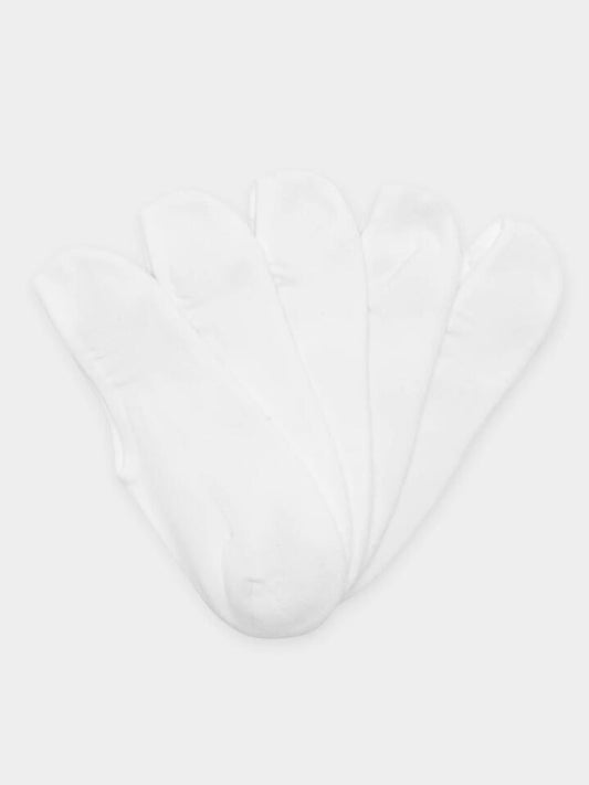 Image of Socks. Productname: Article One 5 Pairs of No Show Socks One in White colour by brand - Article One