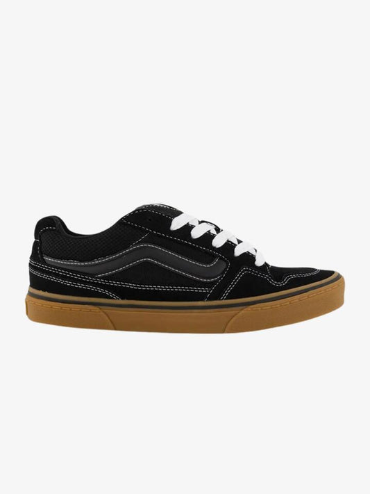 Image of Shoes. Productname: Vans Caldrone Suede Shoes in Suede Mesh Black/Gum colour by brand - Vans