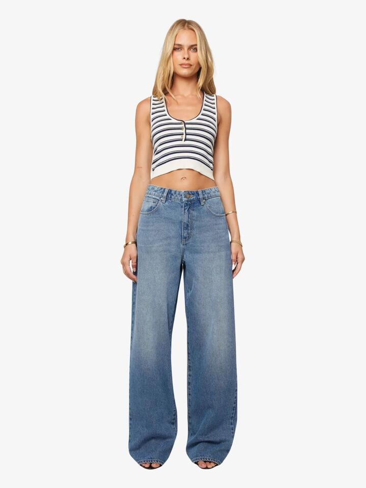 Image of Jeans. Productname: Abrand 95 Mid Baggy Jeans in Paloma colour by brand - Abrand