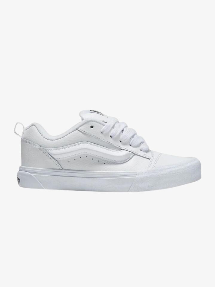 Image of Sneakers. Productname: Vans Knu Skool Leather Sneakers in Leather True White colour by brand - Vans