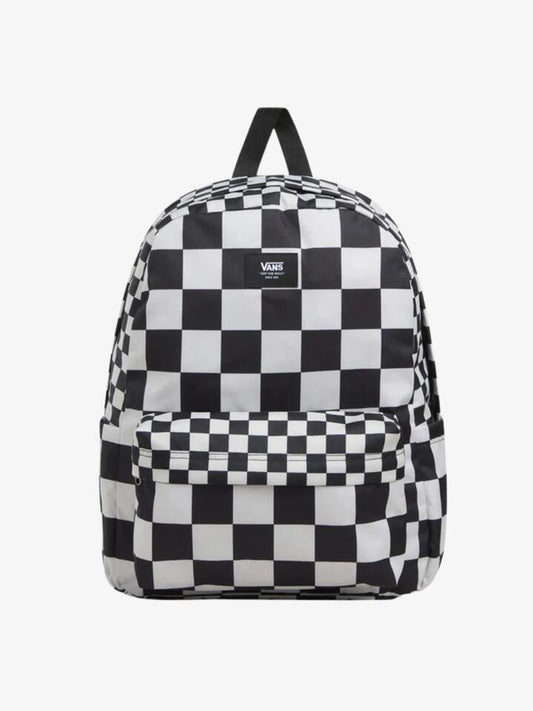Image of Bags. Productname: Vans Old Skool Check Backpack ONE SIZE Black-Oatmeal in Black-Oatmeal colour by brand - Vans