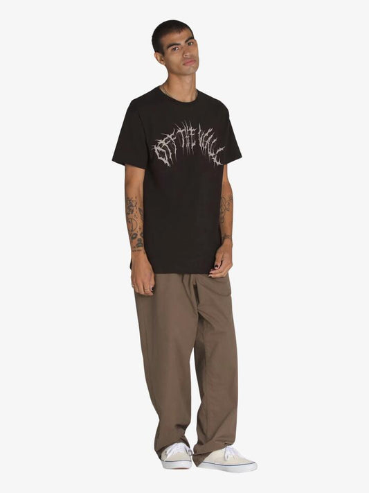 Image of a model wearing Tops. Productname: Vans Metal Arch T-Shirt in Black colour by brand - Vans