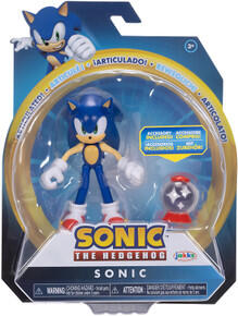 Image of Action Figures. Product name - Sonic 4" Articulated Figures with Accessory Wave 1 in colour by brand - Toymate
