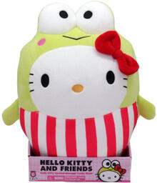 Image of Dolls. Product name - Hello Kitty 10 inch Cushy Plush in colour by brand - Toymate
