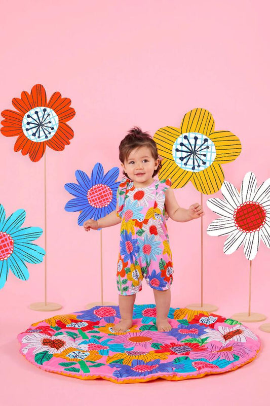 Image of Bodysuits. Productname: Blooming Floral Baby Onesie in Pink colour by brand - Gorman