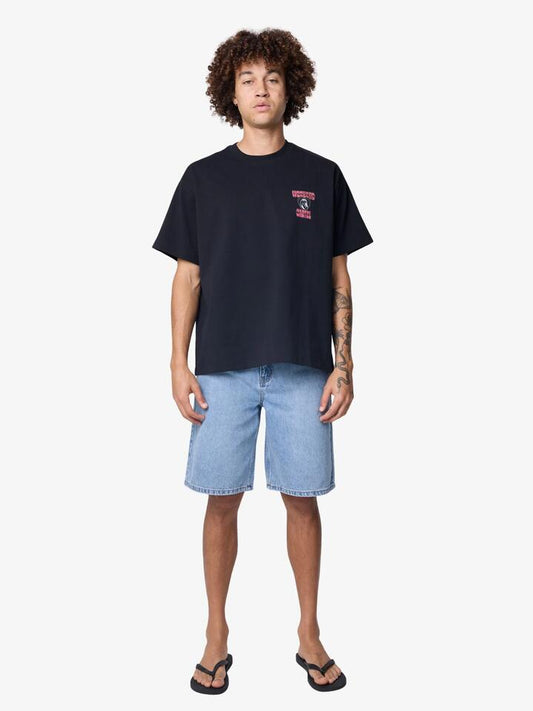 Image of T-Shirts. Productname: Weekend Cartel Flamingo Tee in Black colour by brand - Weekend Cartel