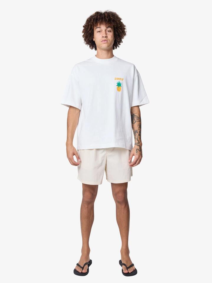 Image of T-Shirts. Productname: Article One Salad Tee in White colour by brand - Article One