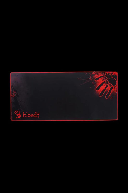 Image of Computer Accessories. Productname: Bloody B-87S Black Extended X-Thin Smooth Surface Gaming Mouse Pad in Black colour by brand - BLOODY