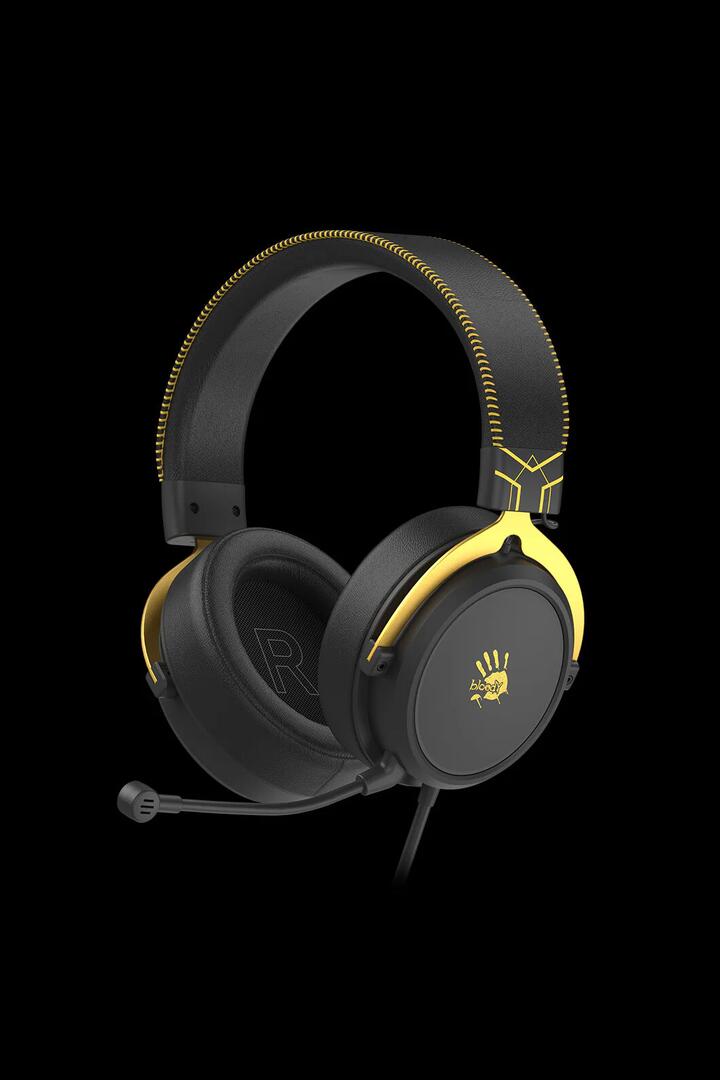 Image of Headsets. Product name - Bloody M590i Sports Lime USB Wired 7.1 Surround Gaming Headphone in Sports Lime colour by brand - BLOODY