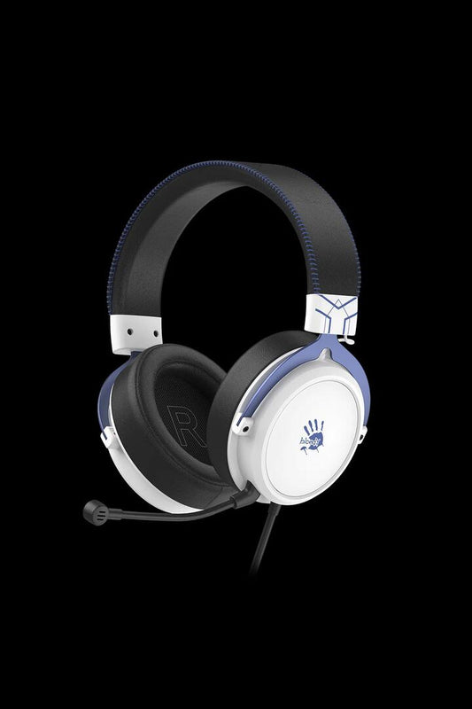 Image of Headsets. Product name - Bloody M590i Sports Navy USB Wired 7.1 Surround Gaming Headphone in Sports Navy colour by brand - BLOODY
