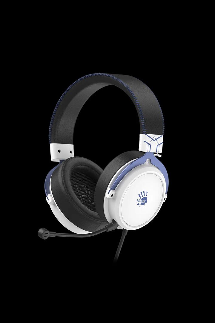 Image of Headsets. Product name - Bloody M590i Sports Navy USB Wired 7.1 Surround Gaming Headphone in Sports Navy colour by brand - BLOODY