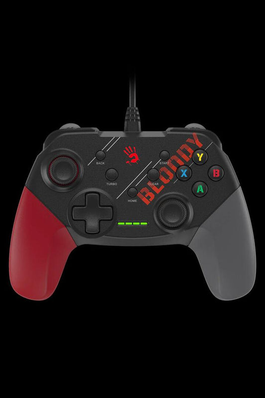 Image of Video Game Console Accessories. Product name - Bloody GP30 Sports Red USB Wired Gamepad Controller in Sports Red colour by brand - BLOODY