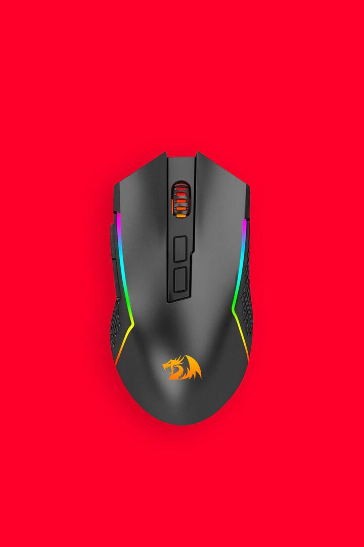 Image of Mice & Trackballs. Product name - Redragon M693 RGB Trident Pro Black Wireless Gaming Mouse in Black colour by brand - REDRAGON