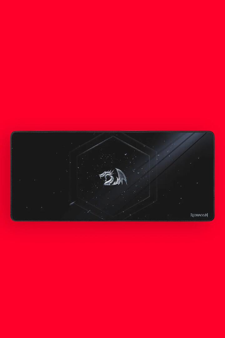 Image of Mice & Trackballs. Product name - Redragon P041 Xeon XL Black Extended Waterproof Stitched Edge Gaming Mouse Pad in Black colour by brand - REDRAGON