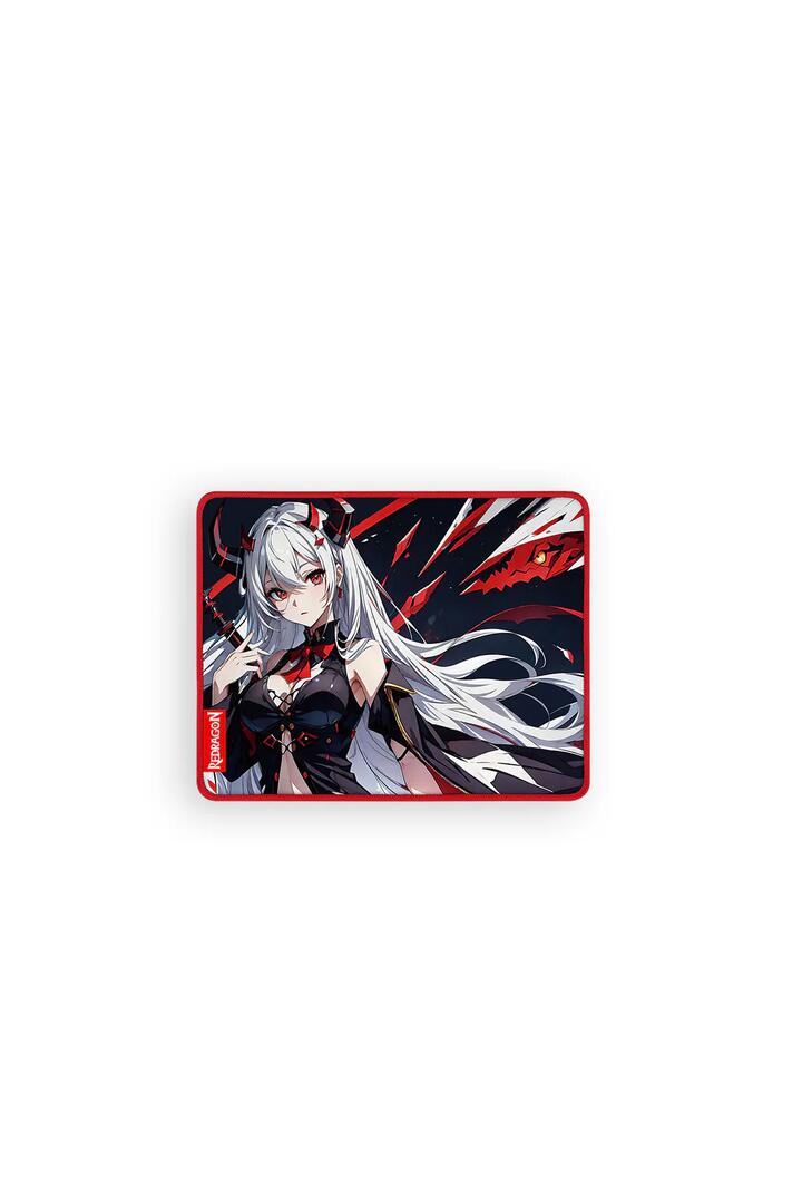 Image of Mice & Trackballs. Product name - Redragon P047 AK2 Black Compact Smooth Control Gaming Mouse Pad in Black colour by brand - REDRAGON