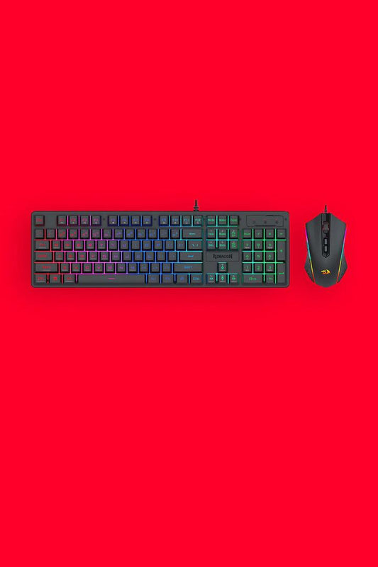 Image of Keyboards. Product name - Redragon S107-RGB-BA Black Full in Black colour by brand - REDRAGON