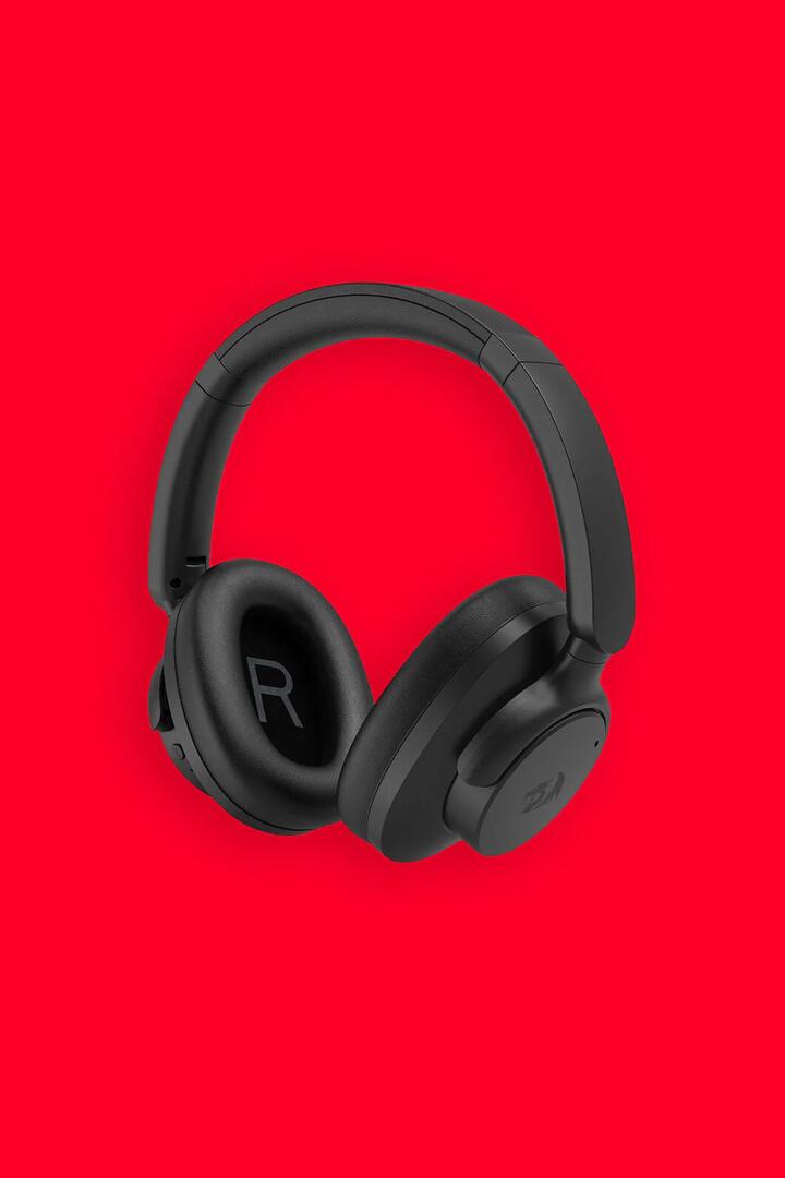 Image of Headsets. Product name - Redragon H610 VibeCore 600X Black ANC Wireless Headphone in Black colour by brand - REDRAGON