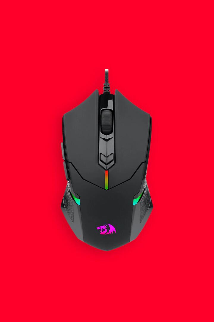 Image of Mice & Trackballs. Product name - Redragon M601 Centrophor Black Adjustable Weight USB Wired RGB Gaming Mouse in Black colour by brand - REDRAGON