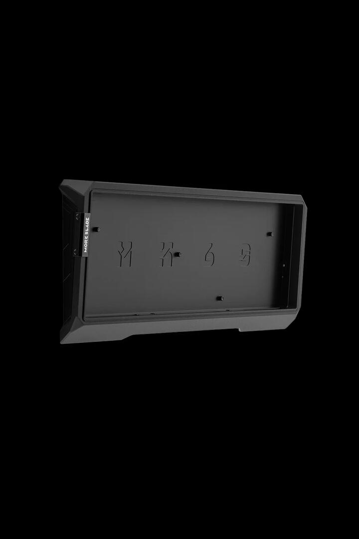 Image of Keyboards. Product name - Mork Blade MK60 Black 60% CNC Aluminum Multi-Mount Custom Keyboard Case in Black colour by brand - MORK BLADE