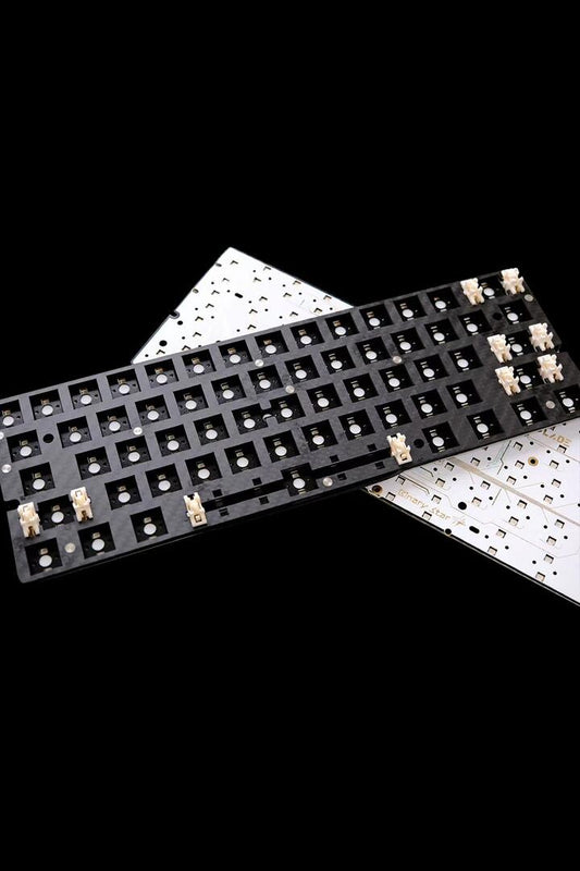Image of Computer Accessories. Productname: Mork Blade MK60-Mod Black 60% Hall Effect Dual-MCU Magnetic PCB Keyboard Module in Black colour by brand - MORK BLADE
