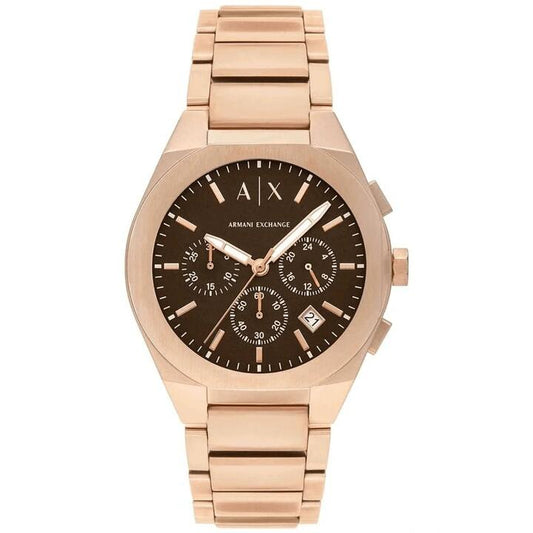 Image of Watches. Productname: Armani Exchange Chronograph Rose Gold Tone Watch AX4188 in Watch colour by brand - Armani Exchange