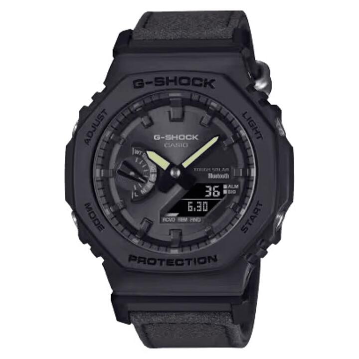 Image of Watches. Productname: Casio G-Shock Analog-Digital Black Watch GAB2100CT-1A5 in Watch colour by brand - Bevilles