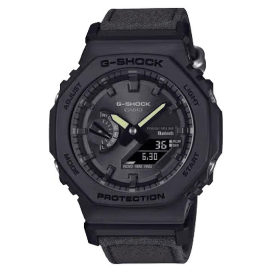 Image of Watches. Productname: Casio G-Shock Analog-Digital Black Watch GAB2100CT-1A5 in Watch colour by brand - Casio G Shock