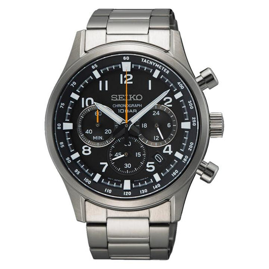 Image of Watches. Productname: Seiko Conceptual Chronograph Silver Tone Watch SSB447P in Watch colour by brand - Seiko