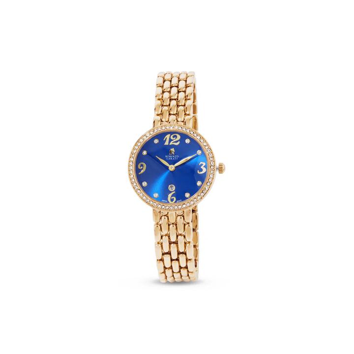 Image of Watches. Productname: Roberto Carati Chloe Gold Tone Watch in Watch colour by brand - Roberto Carati