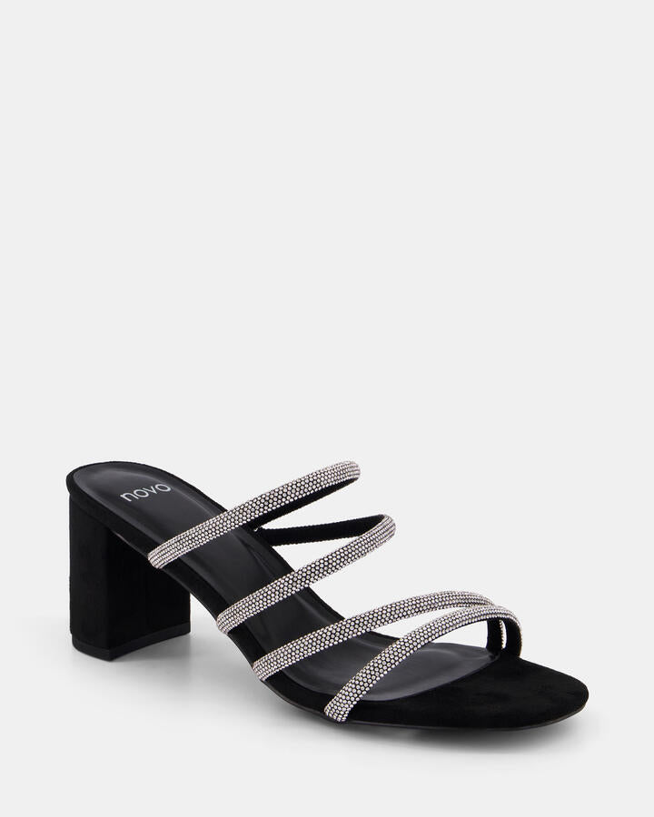 Image of Heels. Productname: Payson: Black - Women's Novo Evening in Black colour by brand - Novo