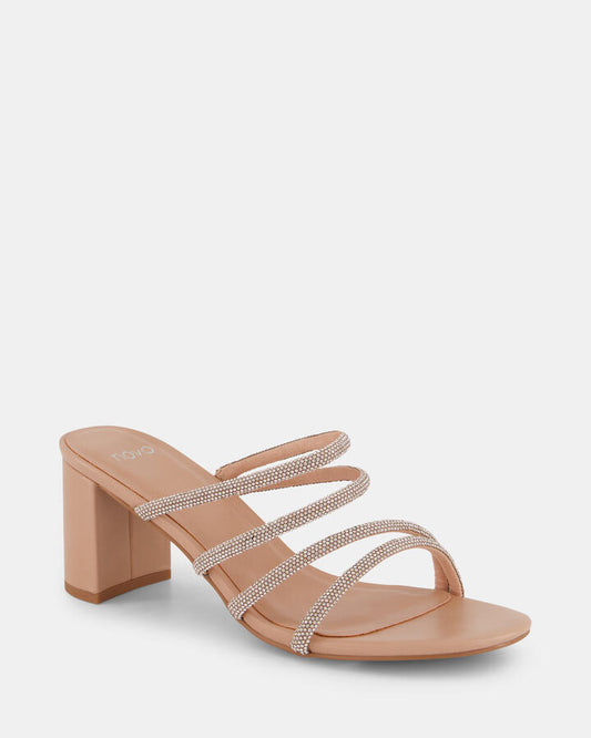 Image of Heels. Productname: Payson: Nude - Women's Novo Evening in Nude colour by brand - Novo