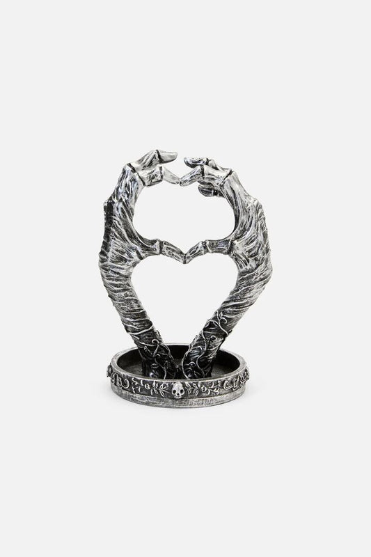 Image of Jewelry. Productname: Hand Heart Jewellery Holder in Grey colour by brand - Black Friday