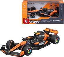 Image of Toy Playsets. Product name - Bburago 1:43 2024 F1 Mclaren MCL60 #4 or MCL38 in colour by brand - Toymate