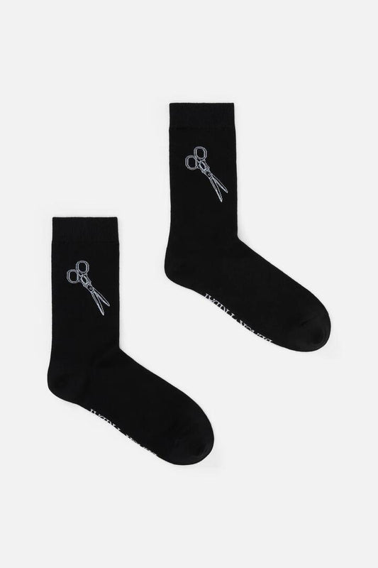 Image of Socks. Productname: Scissor Snips Socks in Black colour by brand - Black Friday