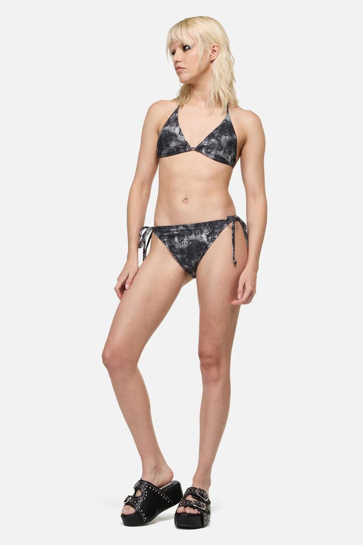 Image of Swimwear. Productname: Scorpius Print Bikini Bottoms in Grey colour by brand - Dangerfield