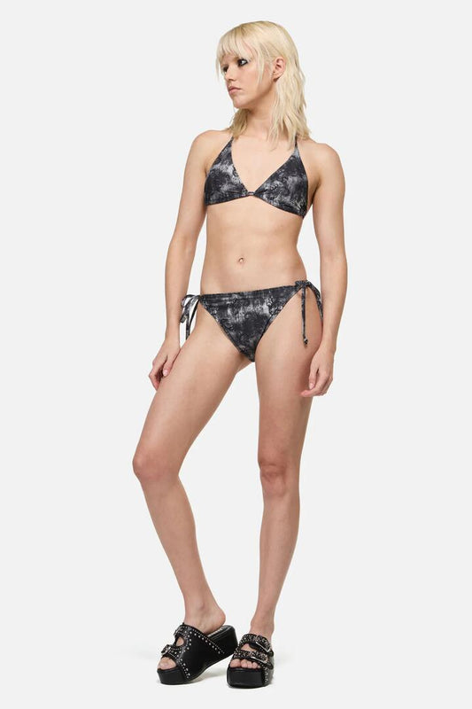 Image of Swimwear. Productname: Scorpius Print Bikini Bottoms in Grey colour by brand - Dangerfield