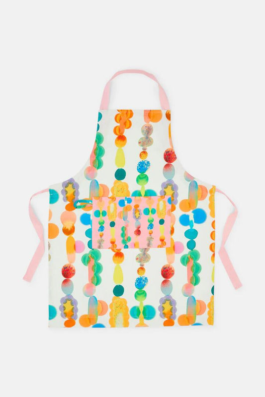 Image of Kitchen & Dining. Productname: Rainbow Drops Apron in Print colour by brand - Gorman